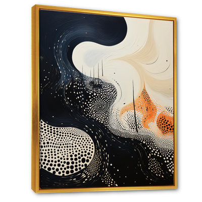«Deep Marine Scenes Modern Collage I», art mural abstrait sur toile