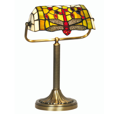 Dragon Fly Bankers Table Lamp