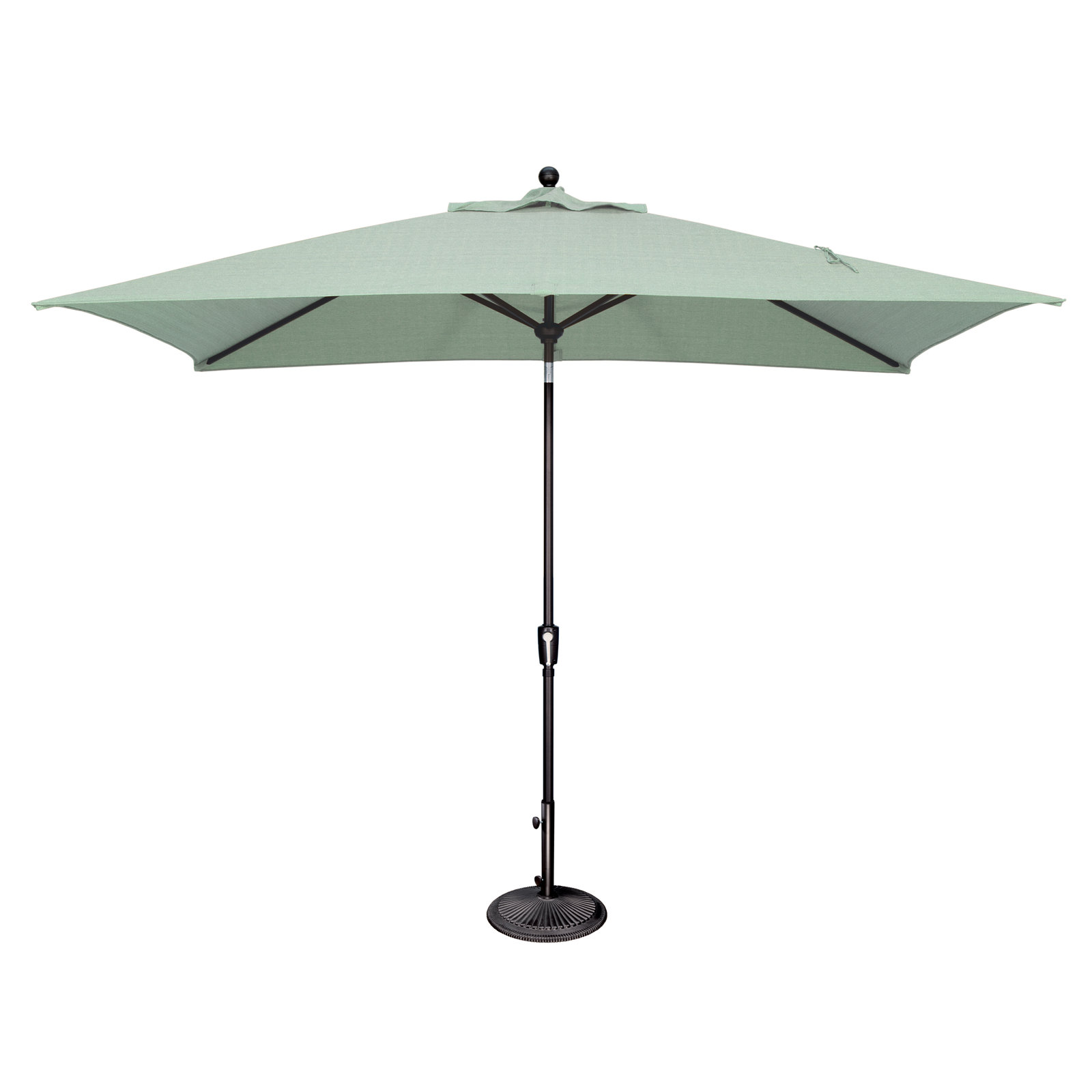 Launceston 78'' Outdoor Umbrella, Spa Sunbrella Canvas, Black