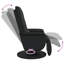 Fauteuil inclinable de massage Vidaxl, similicuir noir, métal, contreplaqué standard-1549920259