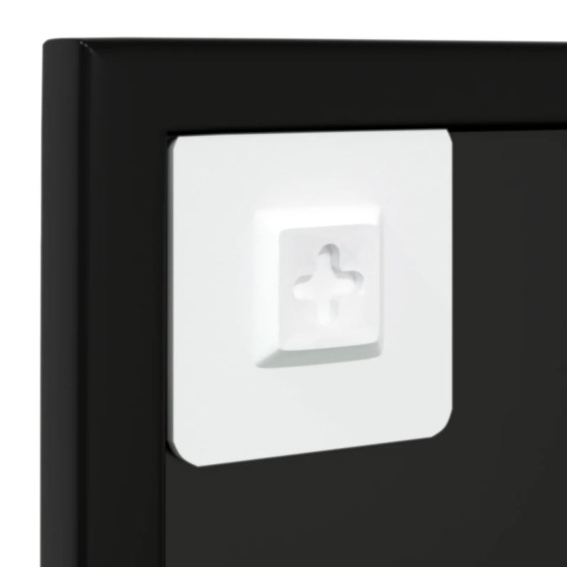 Acia Metal Wall Mirror, 60cm H x 80cm W