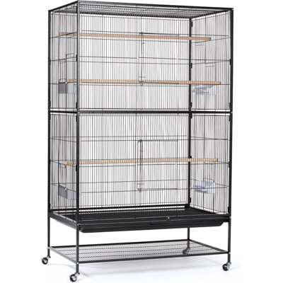 Pet Products Flight Cage, X-Large, Hammertone Black