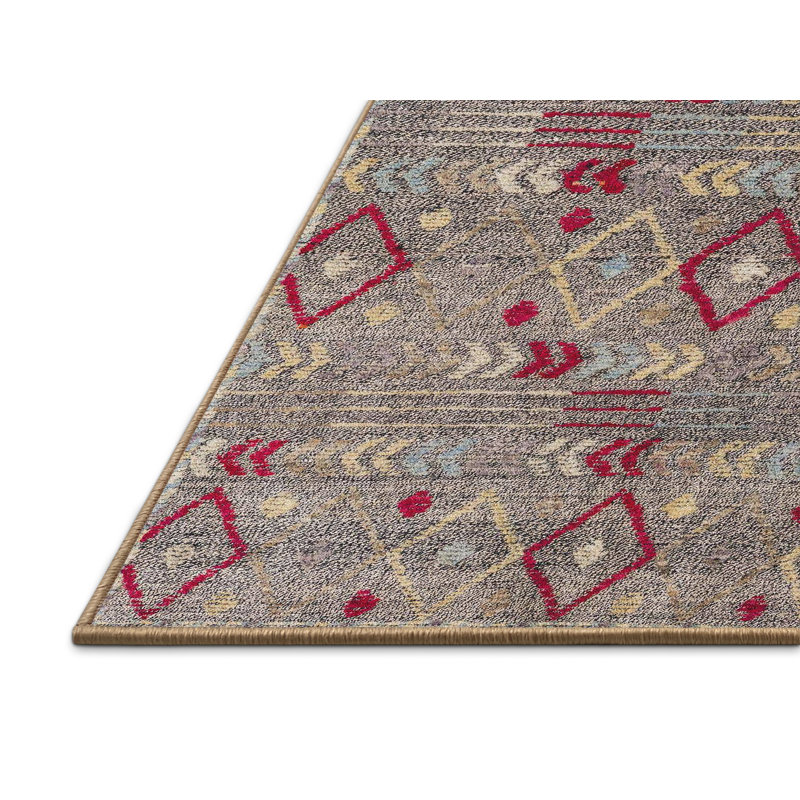 Tapis abstrait moderne 5073, Rectangle 7 pi x 9 pi