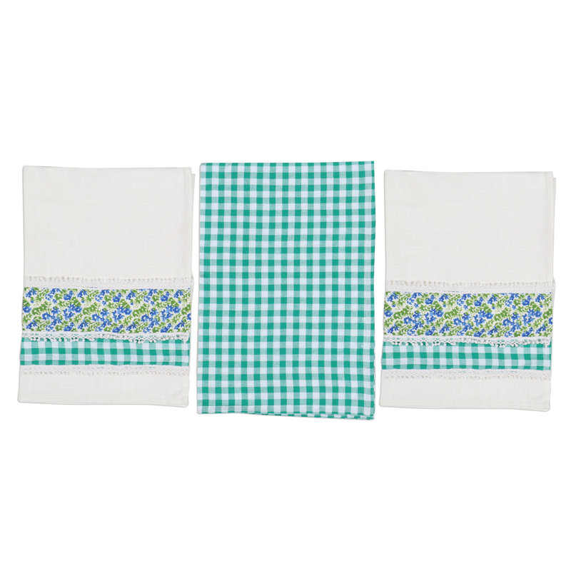 Cotton Floral Jacquard Dish Cloth Kitchen Towel