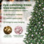 vidaXL Upside-down Artificial Pre-lit Christmas Tree with Ball Set-1301044327