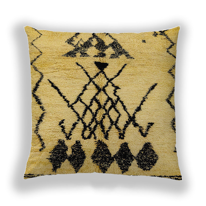 Coussin Abstract 2907, Microsuède