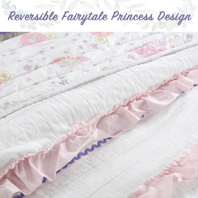 Ensemble de courtepointe réversible en coton 180 TC Diboll