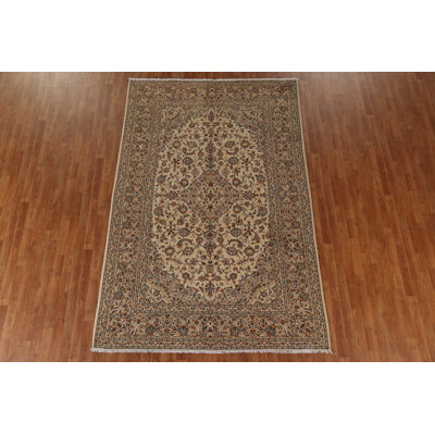 Traditional Kashan Persian Design Area Rug Hand-Knotted 6X10