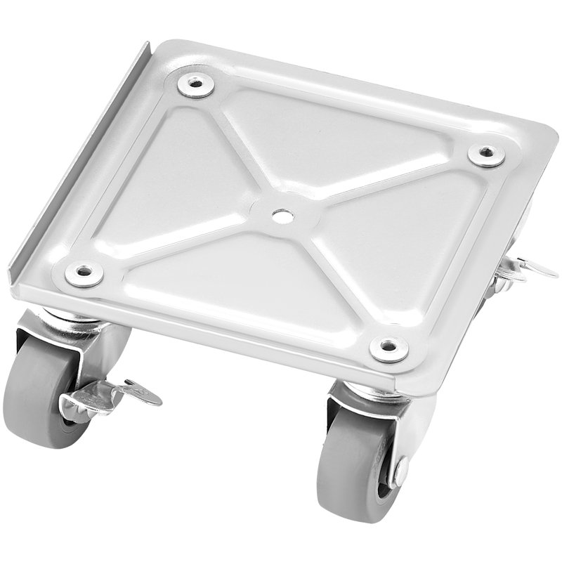 1000 lb Chariot à capacité, Argent / gris, H 2 po x l 5 po x P 5 po