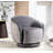 Milvo Velvet Swivel Barrel Chair-1796582769