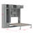 Wall Murphy Bed With Top Cabinet-801647147