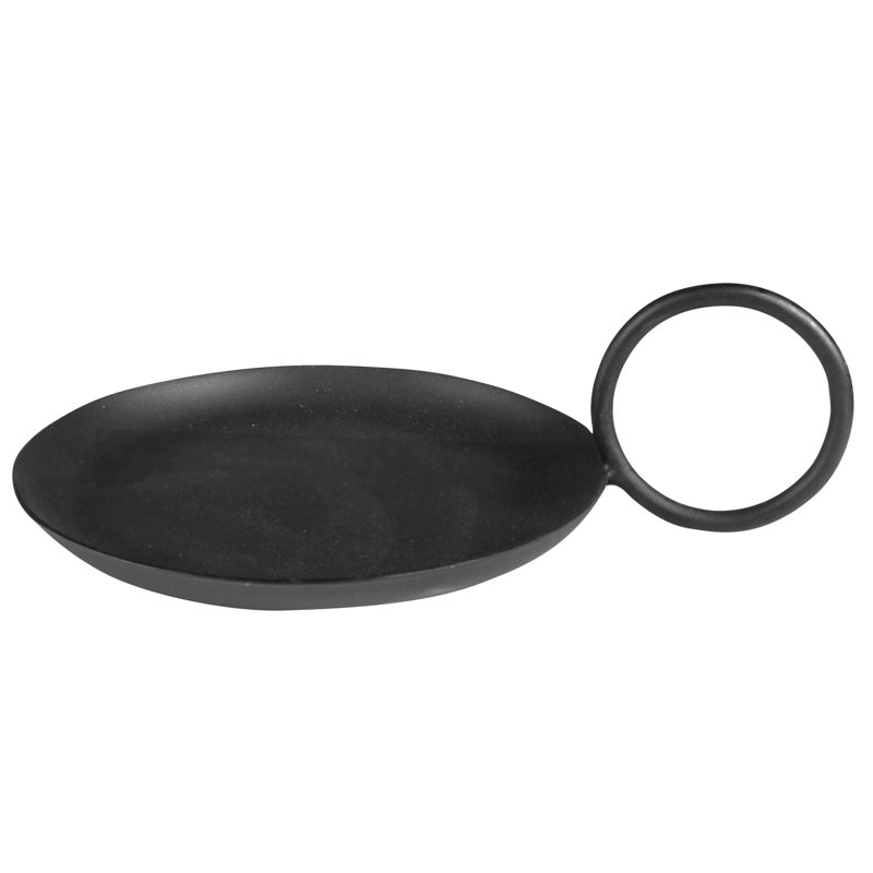 Candle Trivet With Ring, Iron