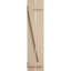 Volets rustiques en bois synthétique à deux planches espacées avec planche en Z (par paire)-88966901-88966899-71288295