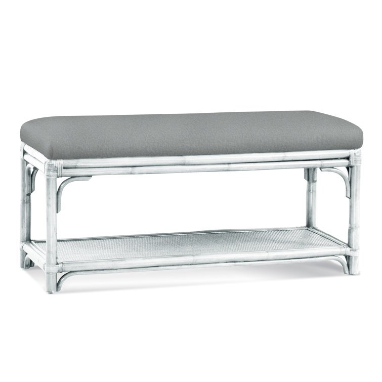 Banc de rangement en osier Summer Retreat