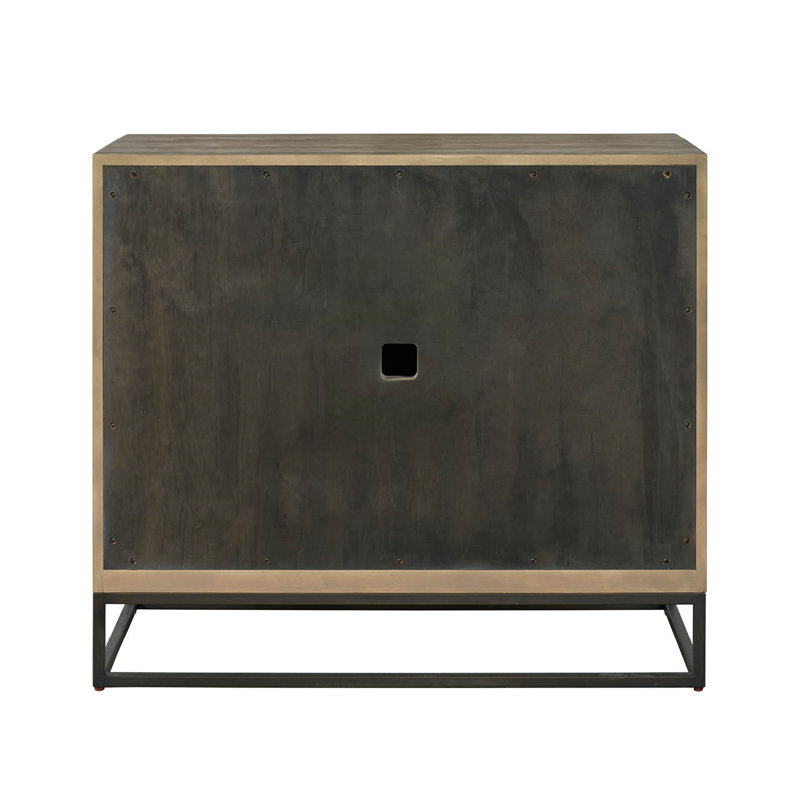 Modern Accent Cabinet, Brown