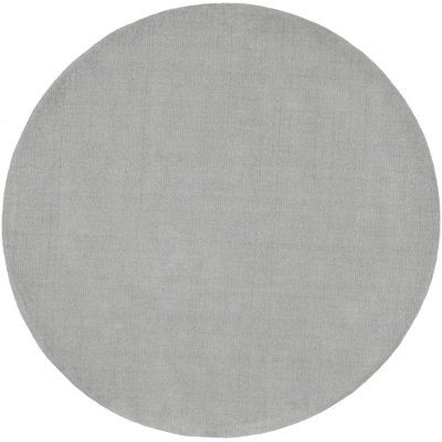 Crowe Gray Hand-Loomed Wool Rug