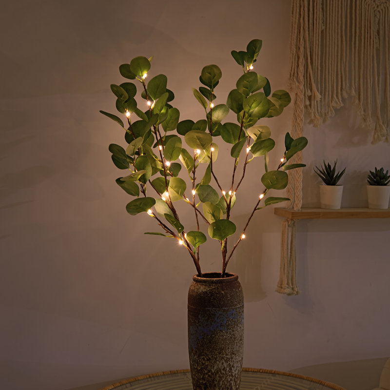30'' LED Lighted Trees & Branches, Dark Green