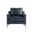 Turner 33.5" Wide Upholstered Square Arm Armchair with Metal Legs-97673794