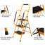 3 - Step Stahl Lightweight Folding Step Stool