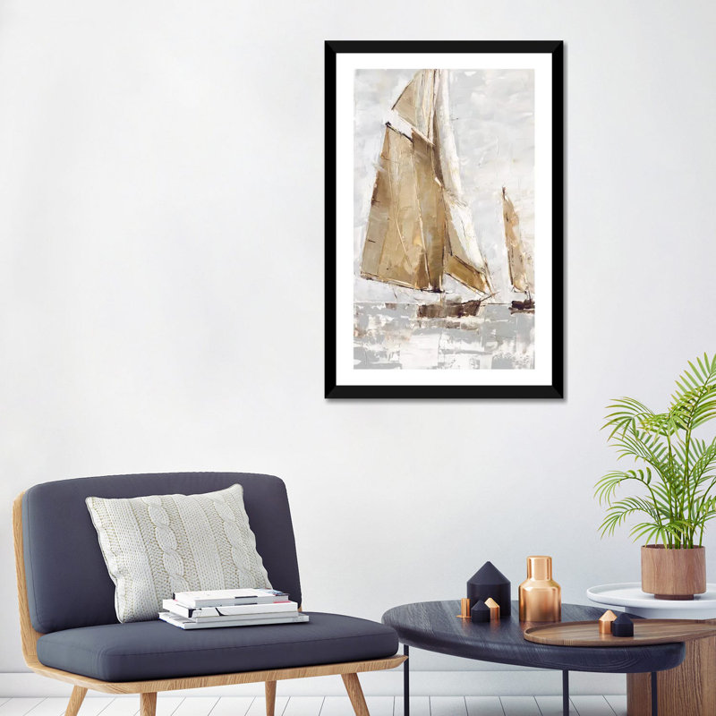 «European Hare I» par Ethan Harper - reproduction d'art, H 32 po x l 24 po x P 1 po, Papier encadré doré, Blanc