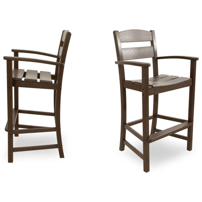 Ensemble de chaises de bar POLYWOOD Classics, Acajou