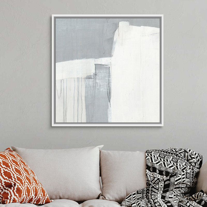 "Bordeaux II" par Joshua Schicker, reproduction d'art graphique sur toile, H 38 po x l 38 po x P 1,75 po