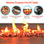 Foyer de table d'extérieur au propane SereneLife, table de foyer d'extérieur - flamme réglable