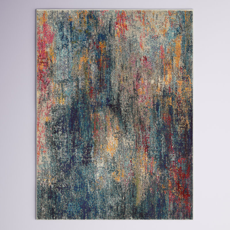 Armelia Abstract Indoor Rug, Rectangle 7'10" x 10'6"