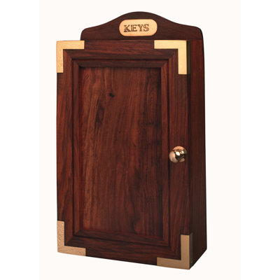 Adaline Solid Wood Wall Organizer with Key Box/Organizer