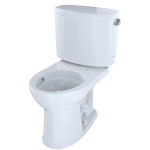 Drake® 1.28 GPF (Water Efficient) Round Two-Piece Toilet (Seat Not Included)(incomplete,  toilet tank only )