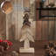 Figurine d'arbre de Noël en bois brun-824803316