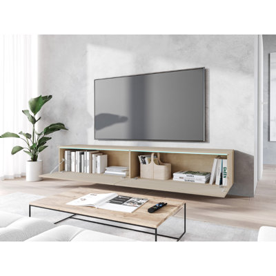 Unfinished Floating TV Stand for TVs up to 78"