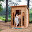 Sauna extérieur cabine - 4 personnes avec chauffage 8kw Harvia Kip
