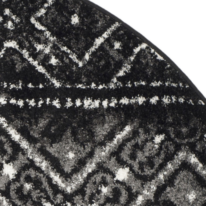 Aliesa Performance Geometric Rug, Round 4'