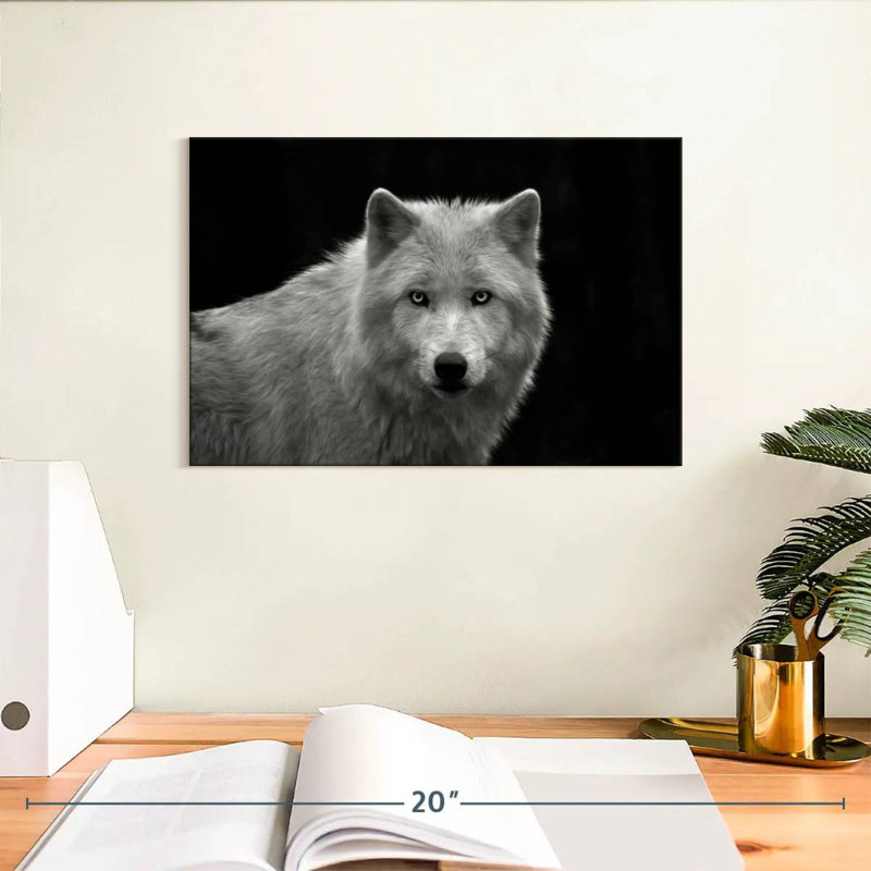 Brampt Phantom Wolf, 8'' H X 12'' W