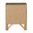 Elegant Gray Storage Nightstand