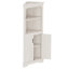 Grande armoire d'angle avec portes pour le salon, la salle de bain, la salle à manger ou la cuisine, beige-1399396391