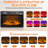 26 In. Electric Fireplace Insert With Wifi Function