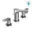 Robinet de lavabo de salle de bain à deux poignées avec ensemble de drain TOTO® GO Series 1,2 GPM, chrome poli-48776862