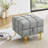 Rectangle Tufted Upholstered Leather Ottoman-62287707