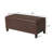 Faux Leather Lift Top Storage Bench-1101328833