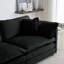 Canapé modulaire en U 6 super doux avec 3 repose-pieds et coussins - Structure en chenille avec 6 coussins en mousse