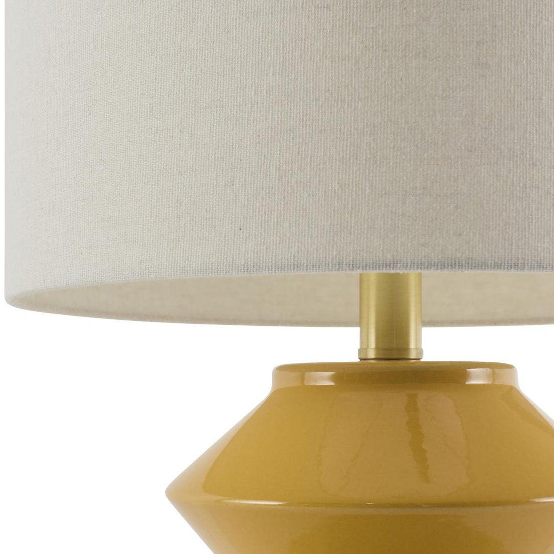 Boyes Ceramic Table Lamp, Yellow