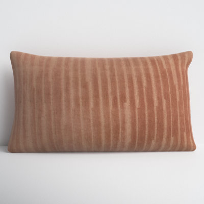 Zorina Embroidered Cotton Lumbar Throw Pillow