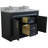 Rothschild 49'' Double Bathroom Vanity with Granite Top-1667333403