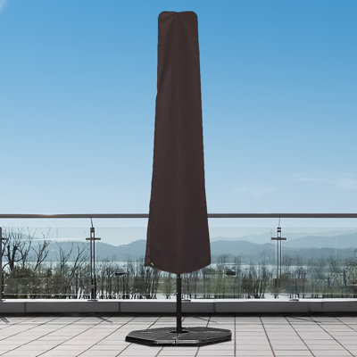 Alyah Patio Umbrella Cover, Waterproof 1000D PVC-Coated UV & Tear-Resistant Patio Umbrella Cover with Drawstrings, Blissun Umbrella