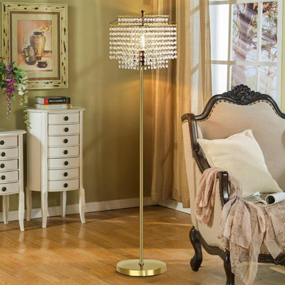 64.2'' Chrome LED Novelty Floor Lamp