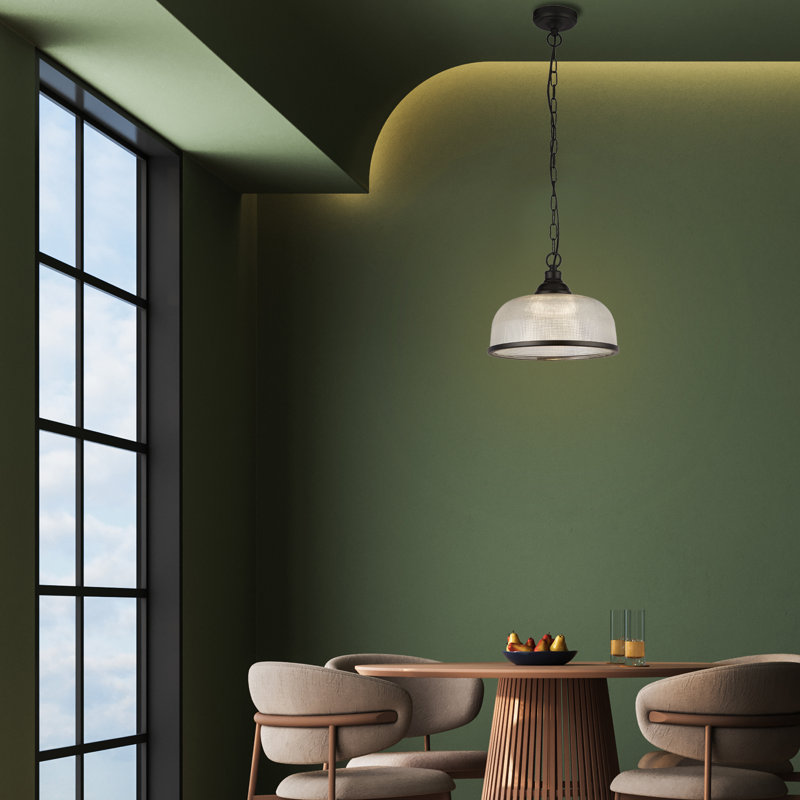 Asner 1 - Light Dome Pendant, Matt Black