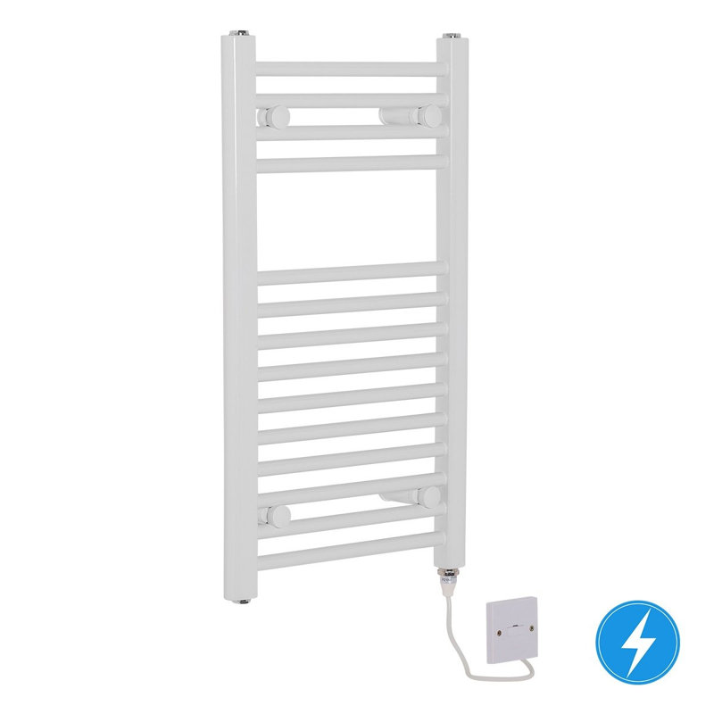 Ailiyah Straight Towel Rail Heated Towel Rails, White
