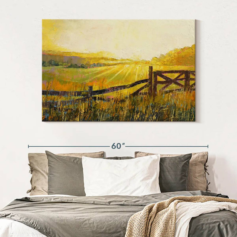 Alvord Country Meadow, 34" H x 51" W